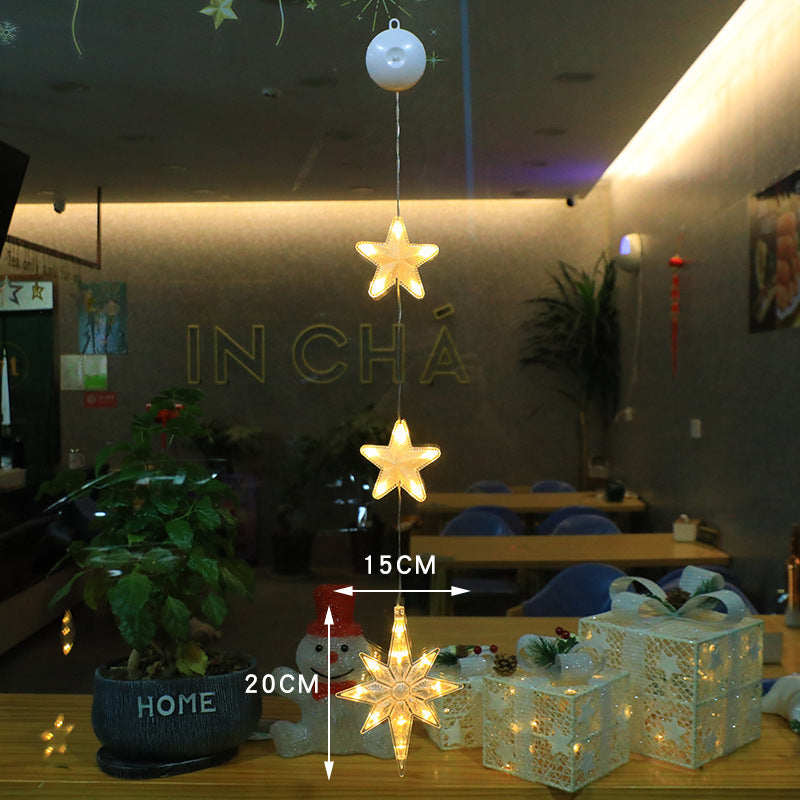 Battery Operated Christmas Lights with Suction Cup for Window Glass and Mirrors - Image 15