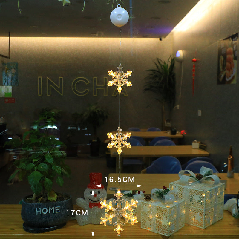 Battery Operated Christmas Lights with Suction Cup for Window Glass and Mirrors - Image 16