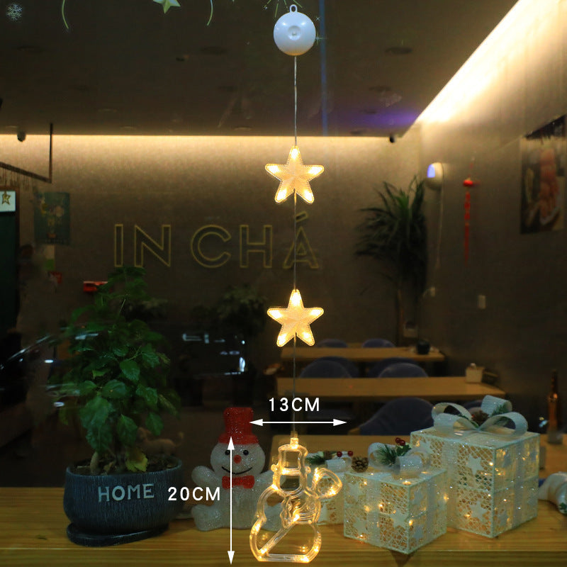 Battery Operated Christmas Lights with Suction Cup for Window Glass and Mirrors - Image 18