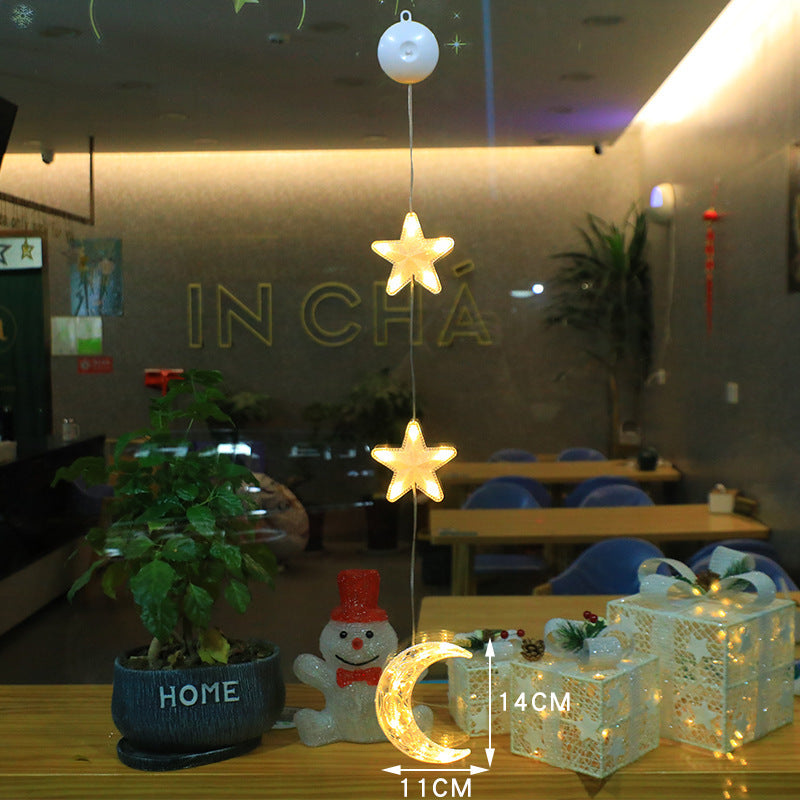 Battery Operated Christmas Lights with Suction Cup for Window Glass and Mirrors - Image 19