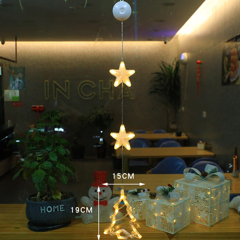 Battery Operated Christmas Lights with Suction Cup for Window Glass and Mirrors - Image 8