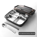 Bento Lunch Box with Stainless Steel Interior Airtight Compartments and Phone Stand Lid - Image 2