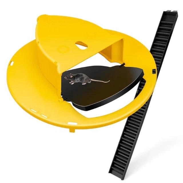 Bucket Mouse Trap with Humane Live Catch Automatic Ramp and Reset for 5 Gallon Pail - Image 4