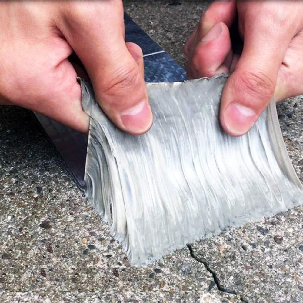 Butyl Tape with Aluminum Foil Backing for Waterproof Sealing and Repair - Image 2
