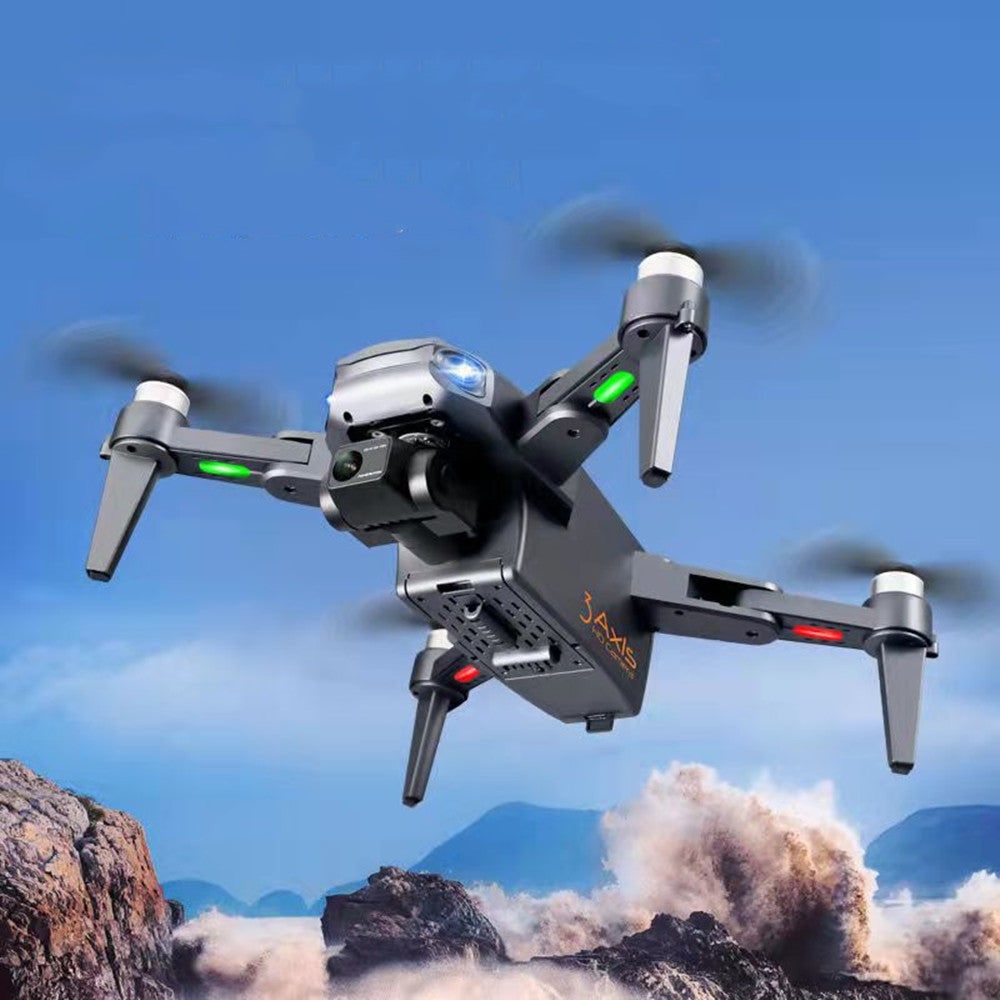 Camera Drone Quadcopter with 3-Axis Gimbal Foldable Portable Design and Remote Controller - Image 9