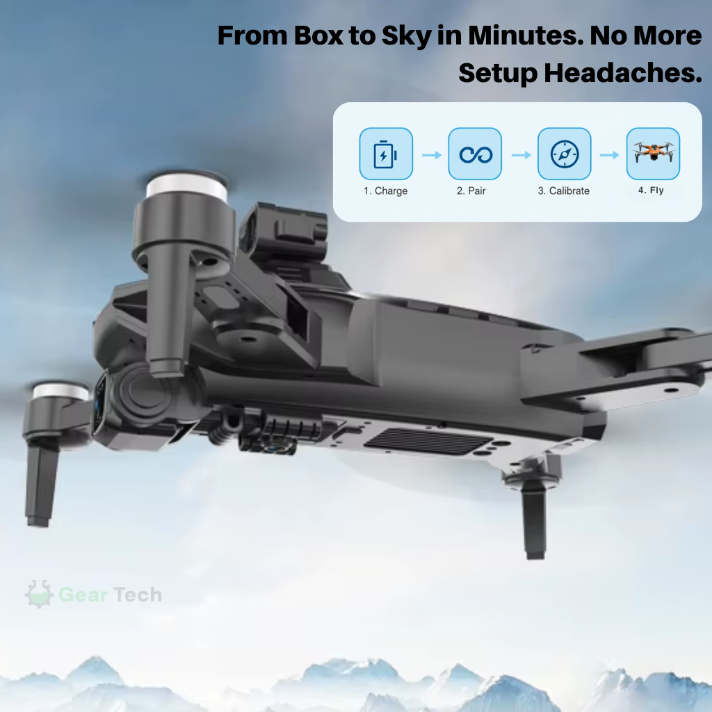 Camera Drone with 3-Axis Gimbal GPS Brushless Motor and Obstacle Avoidance - Image 11