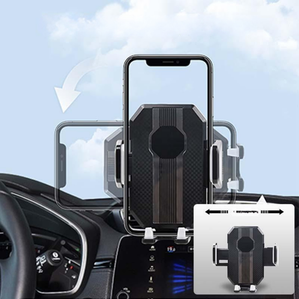 Car Phone Holder for Dashboard with 360° Rotating Suction Cup Mount and Adjustable Arm - Image 8