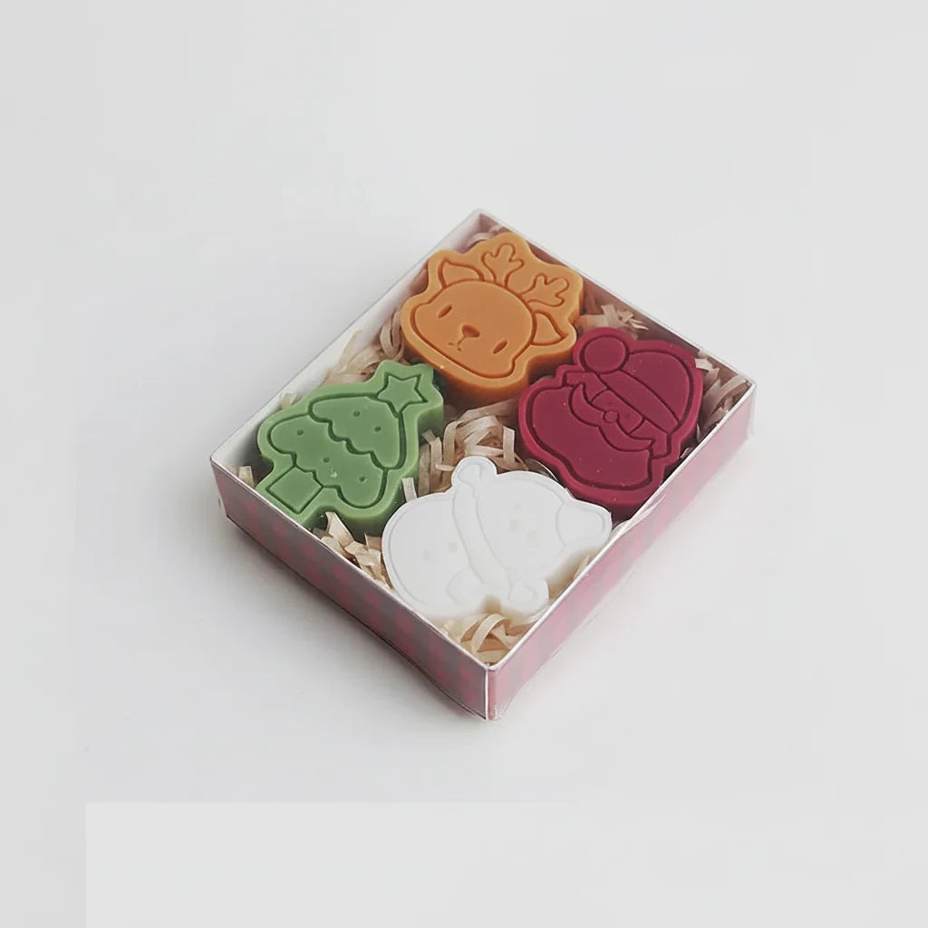 Christmas Candle for Home with Festive Shaped Designs and Scented Gift Set - Image 5