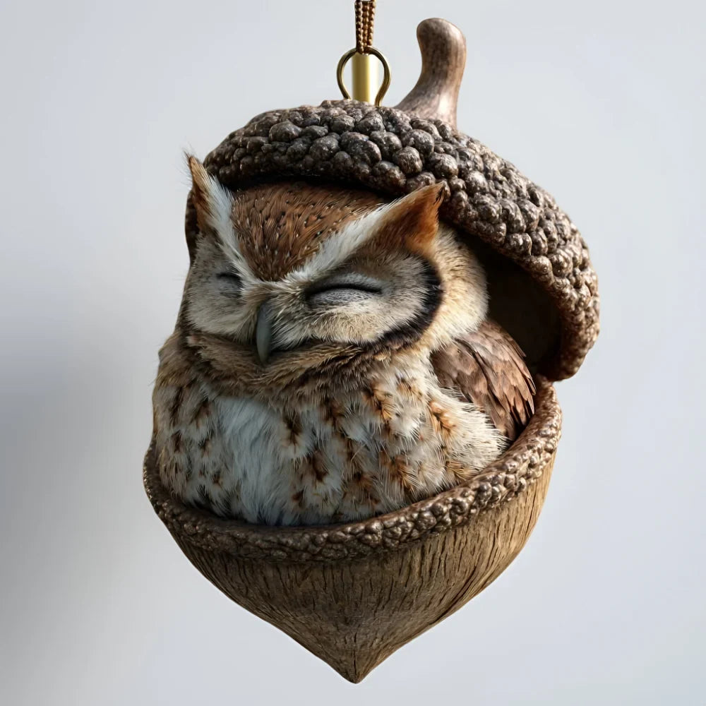 Christmas Ornaments with Woodland Animals in Acorns - Image 16