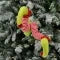Christmas Tree Decorations Plush Elf Legs with Striped Stockings and Curled Toe Shoes - Image 3