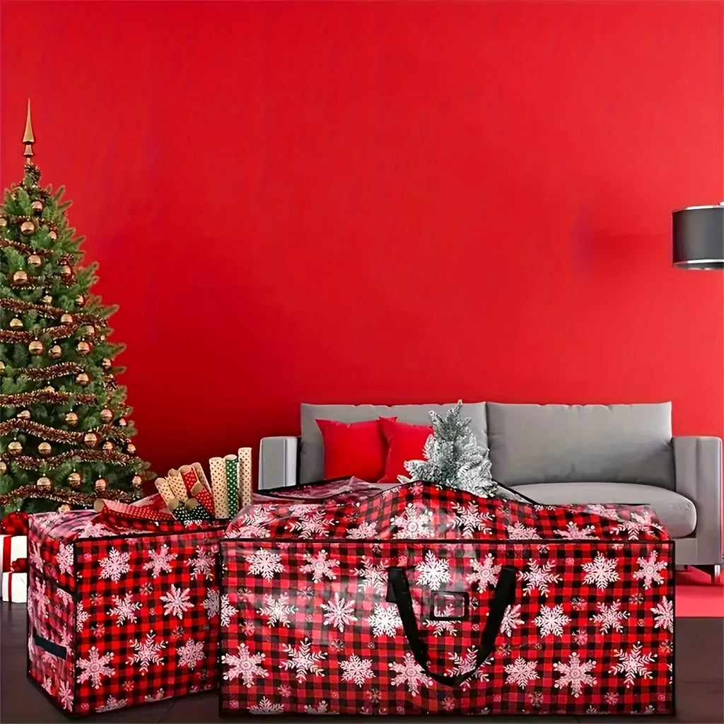Christmas Tree Storage Bag with Waterproof Zipper and Dual Carry Handles - Image 7