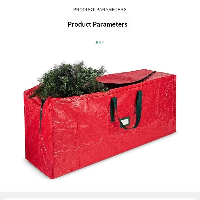 Christmas Tree Storage Bag with Waterproof Zipper and Dual Carry Handles - Image 9