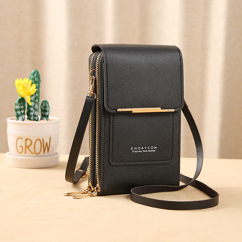 Crossbody Phone Bag with Touchscreen Window RFID Blocking and Waterproof Protection - Image 6