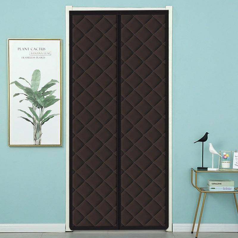 Curtain As a Door Magnetic Thermal Insulated with Quilted Diamond Pattern - Image 5