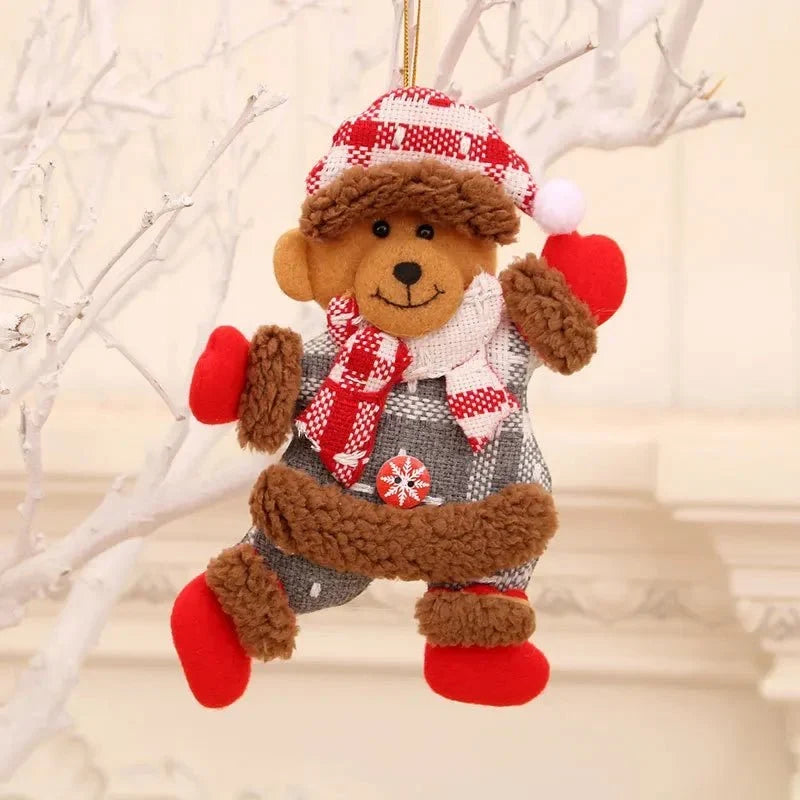 Custom Christmas Tree Ornaments with Plush Felt Figures and Dangling Legs - Image 11