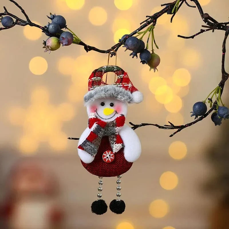Custom Christmas Tree Ornaments with Plush Felt Figures and Dangling Legs - Image 13