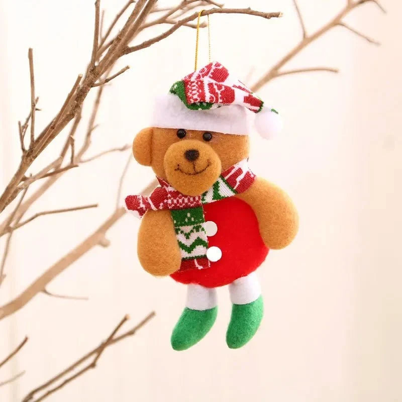 Custom Christmas Tree Ornaments with Plush Felt Figures and Dangling Legs - Image 4