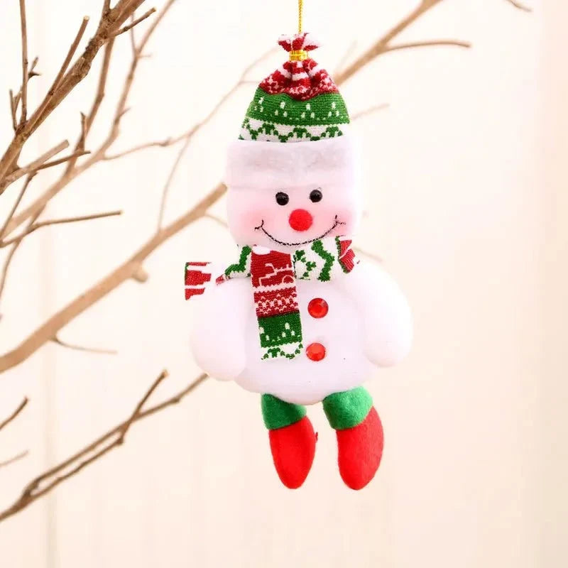 Custom Christmas Tree Ornaments with Plush Felt Figures and Dangling Legs - Image 5