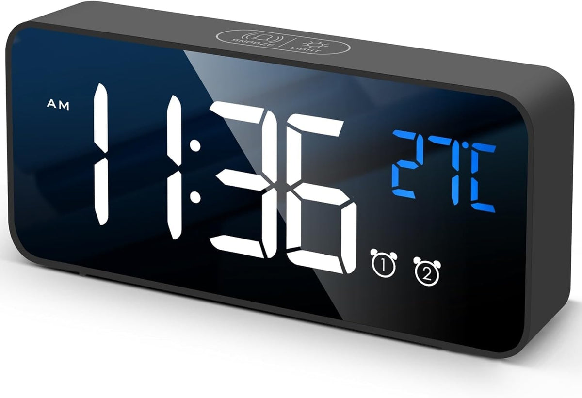 Digital Calendar Clock with Large Display Wireless Remote Control and Alarm Reminders - Image 12