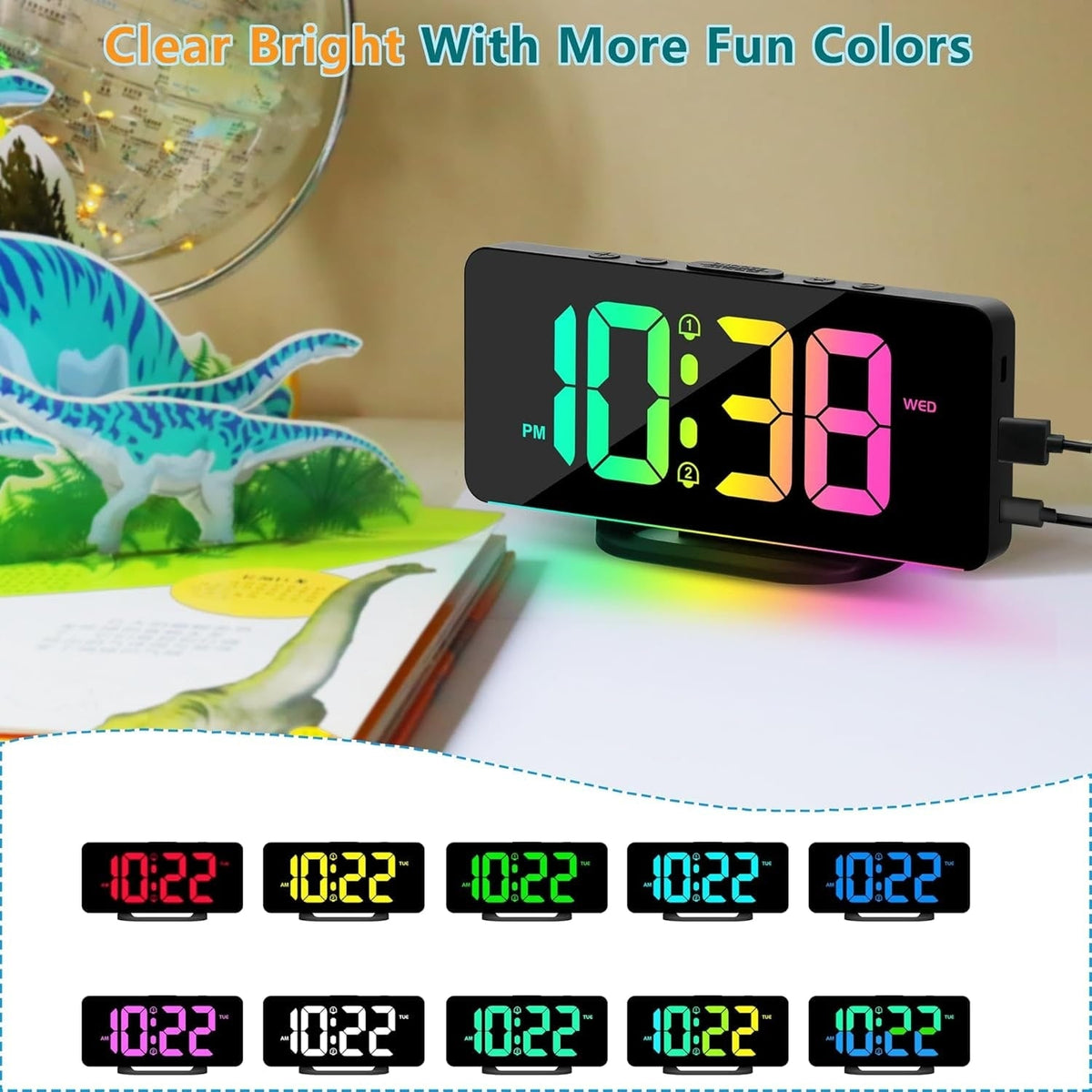 Digital Calendar Clock with Large Display Wireless Remote Control and Alarm Reminders - Image 20
