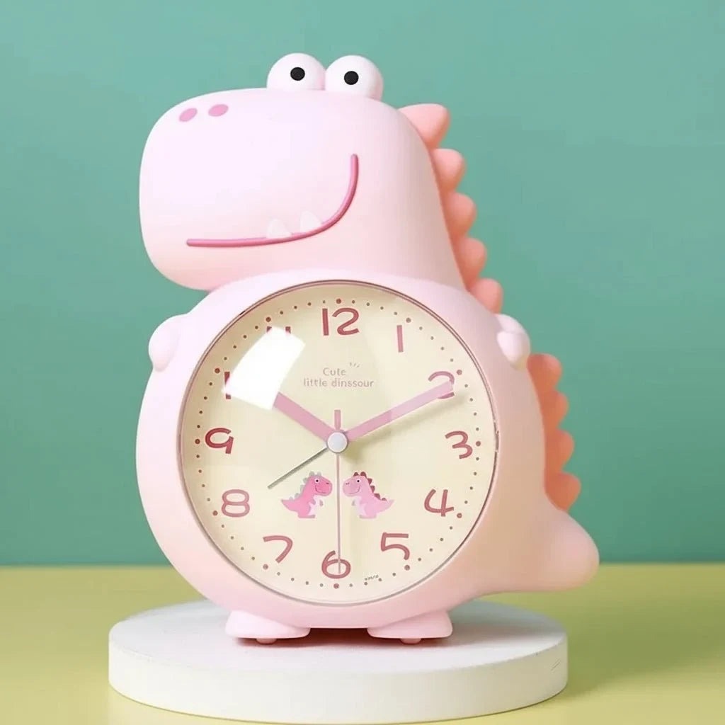 Dinosaur Analog Alarm Clock with Gentle Wake-Up Light and Quiet Operation - Image 9