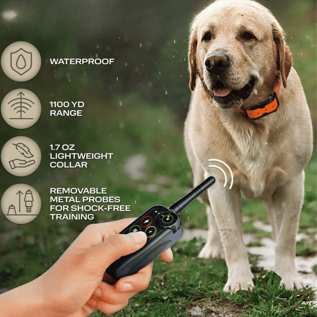 Dog Training Collar with Remote Control Waterproof Shock and Vibration E-Collar - Image 5
