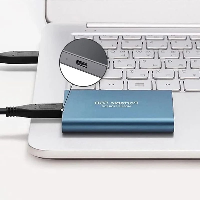 External Ssd Portable Solid State Drive with Usb-C and Fast Data Transfer - Image 1