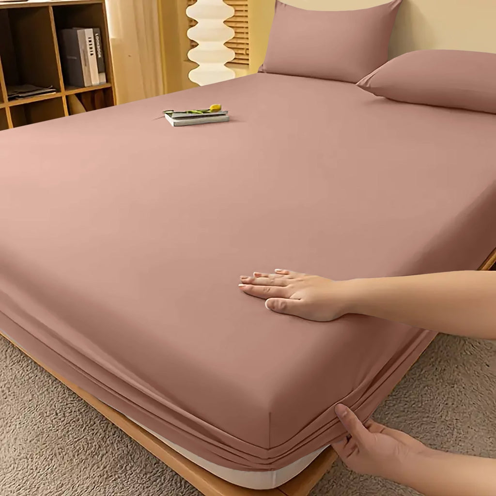 Extra Deep Fitted Bed Sheet with Wrinkle-Resistant Smooth Finish and Pocket Design - Image 41