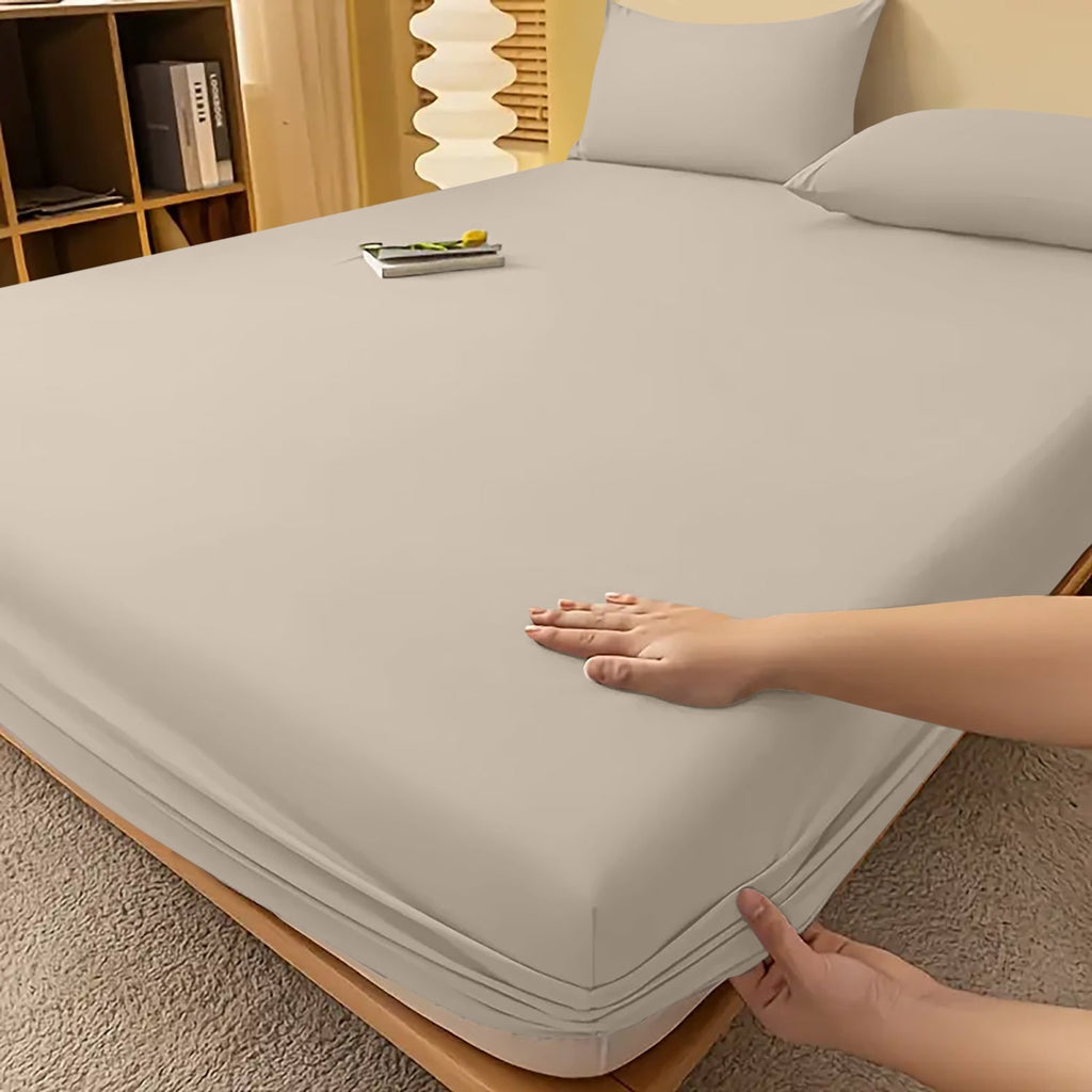 Extra Deep Fitted Bed Sheet with Wrinkle-Resistant Smooth Finish and Pocket Design - Image 7