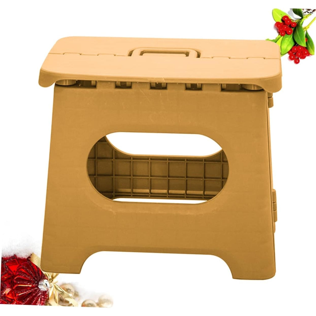 Folding Step Stool with Carrying Handle Portable Plastic Design for Home and Travel - Image 10