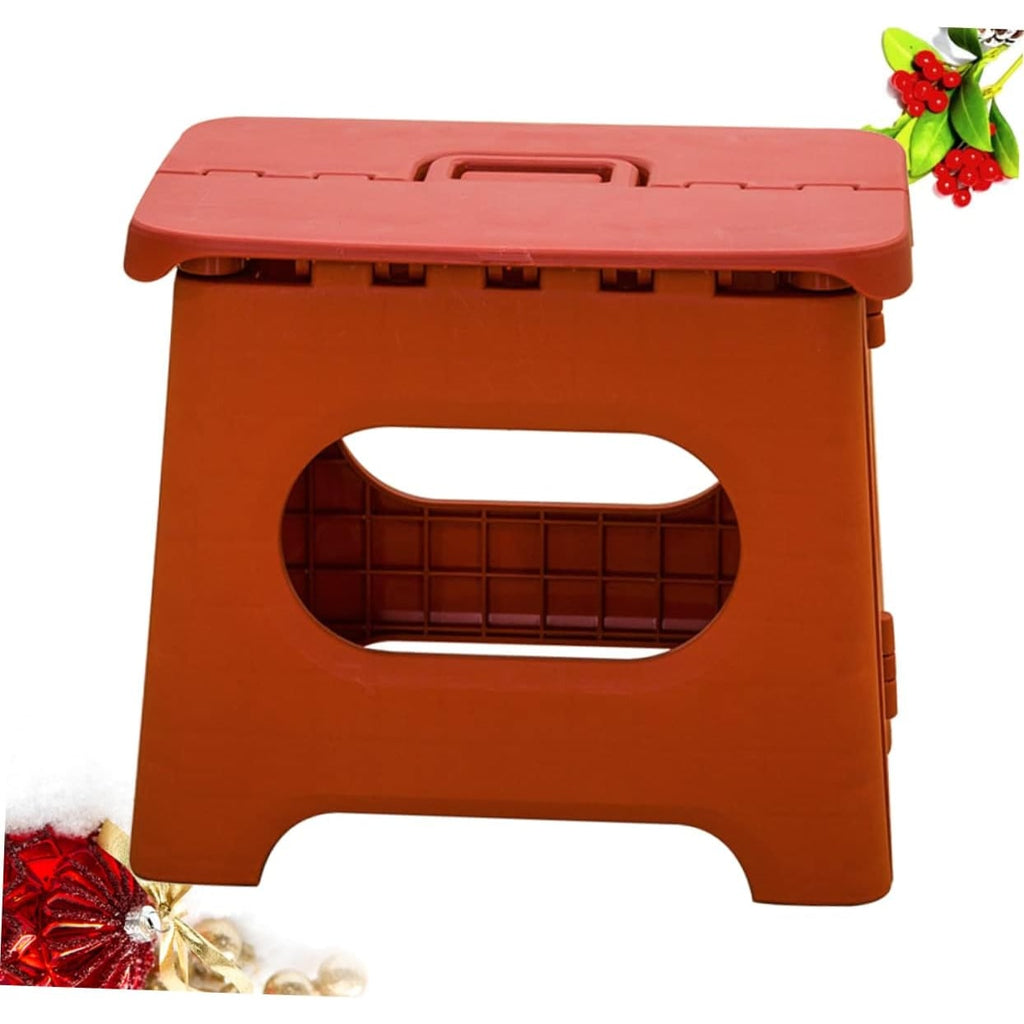 Folding Step Stool with Carrying Handle Portable Plastic Design for Home and Travel - Image 11