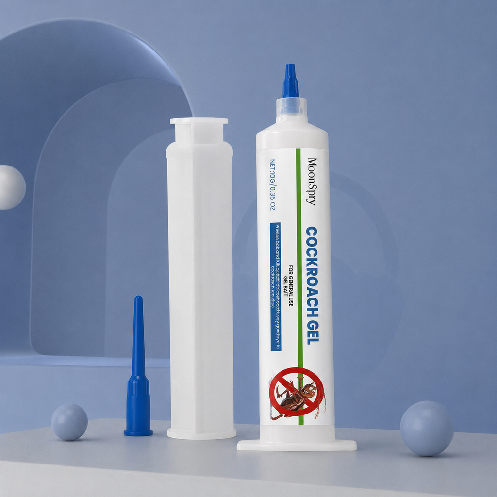 German Cockroach Gel Bait Syringe with Pre-Filled Applicator Tips and Roach Killer Formula - Image 2