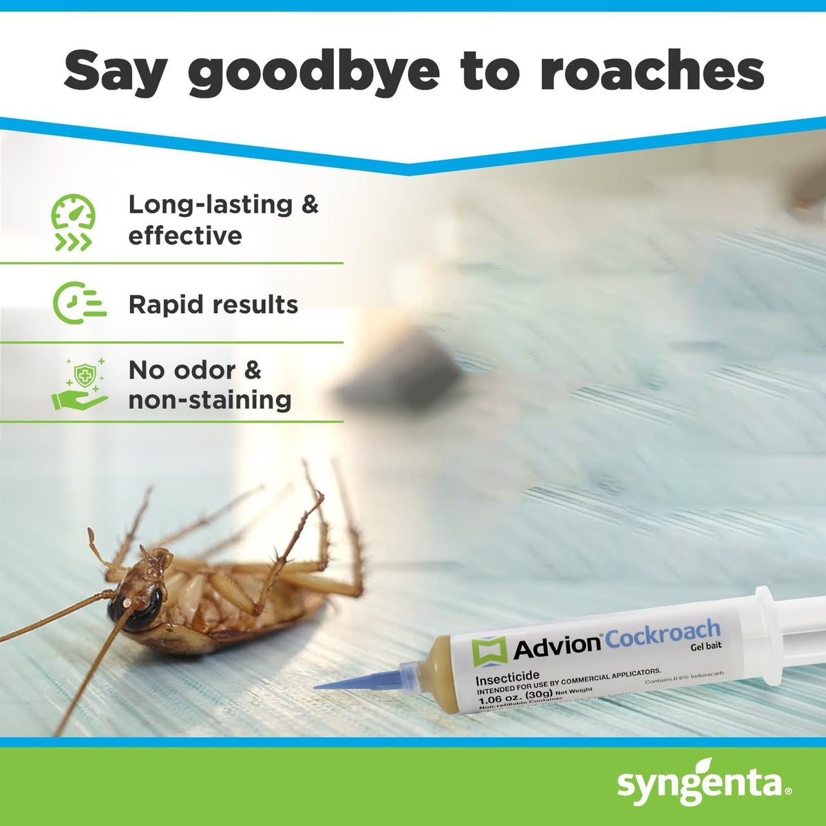German Cockroach Gel Bait with Syringe Applicator for Indoor Pest Control - Image 7