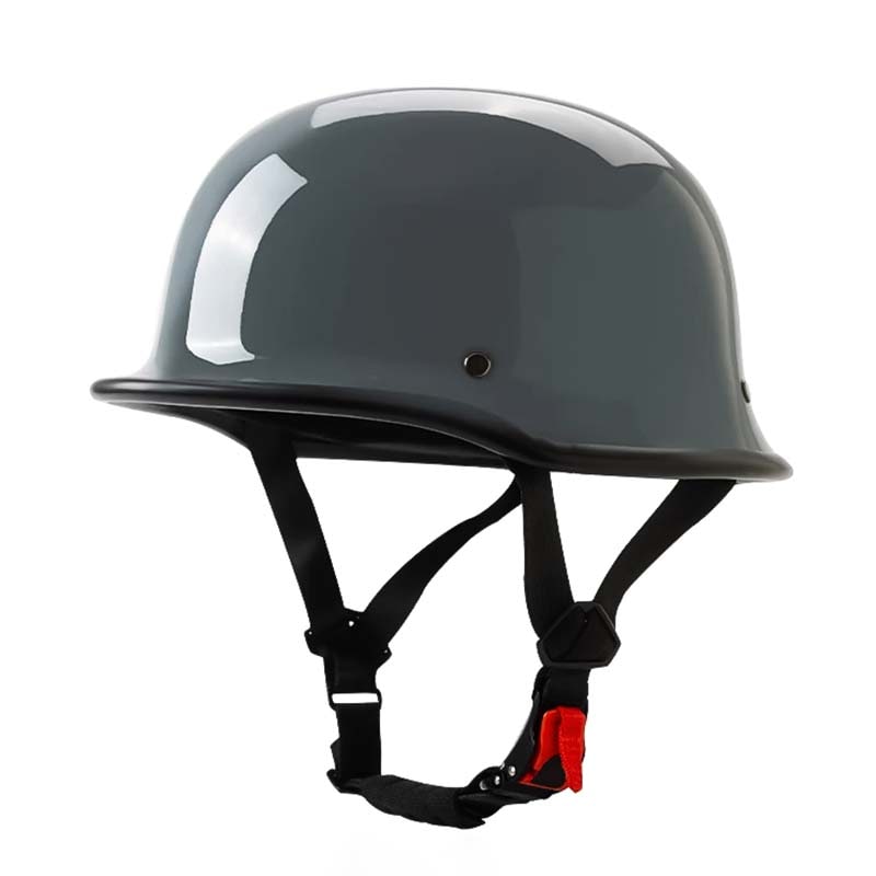 German Motorcycle Half Helmet with Dot Certification and Quick-Release Buckle - Image 6