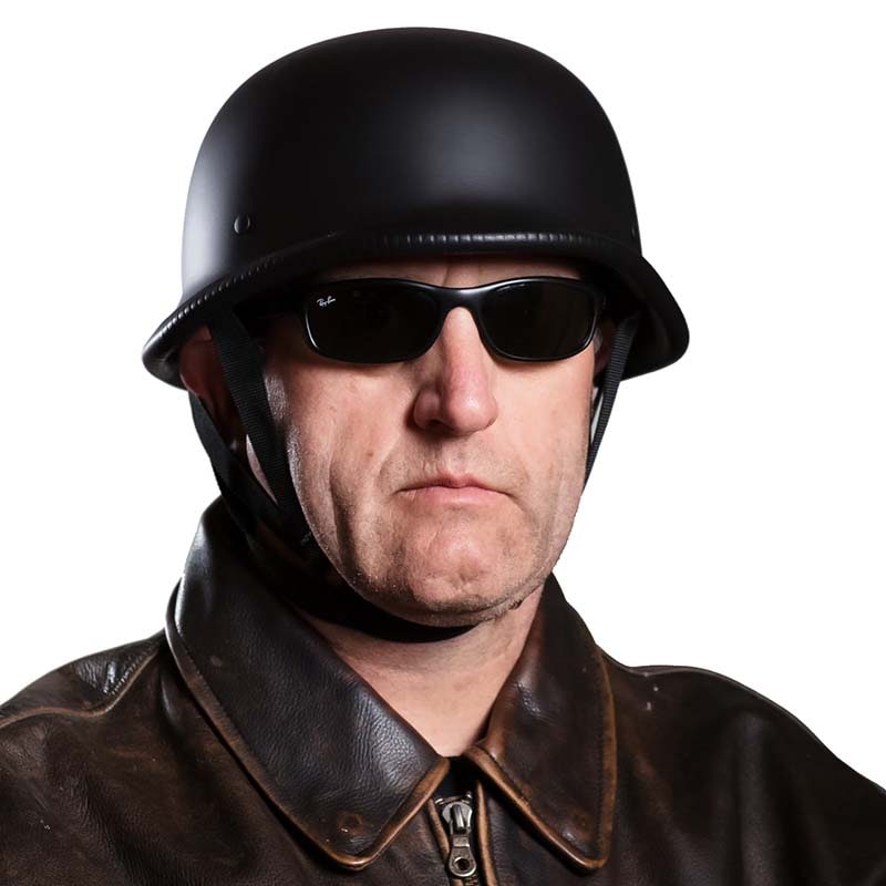 German Motorcycle Half Helmet with Dot Certification and Quick-Release Buckle - Image 7