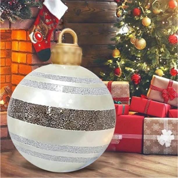 Giant Inflatable Ornament Ball with PVC Construction for Outdoor Holiday Decorations - Image 24