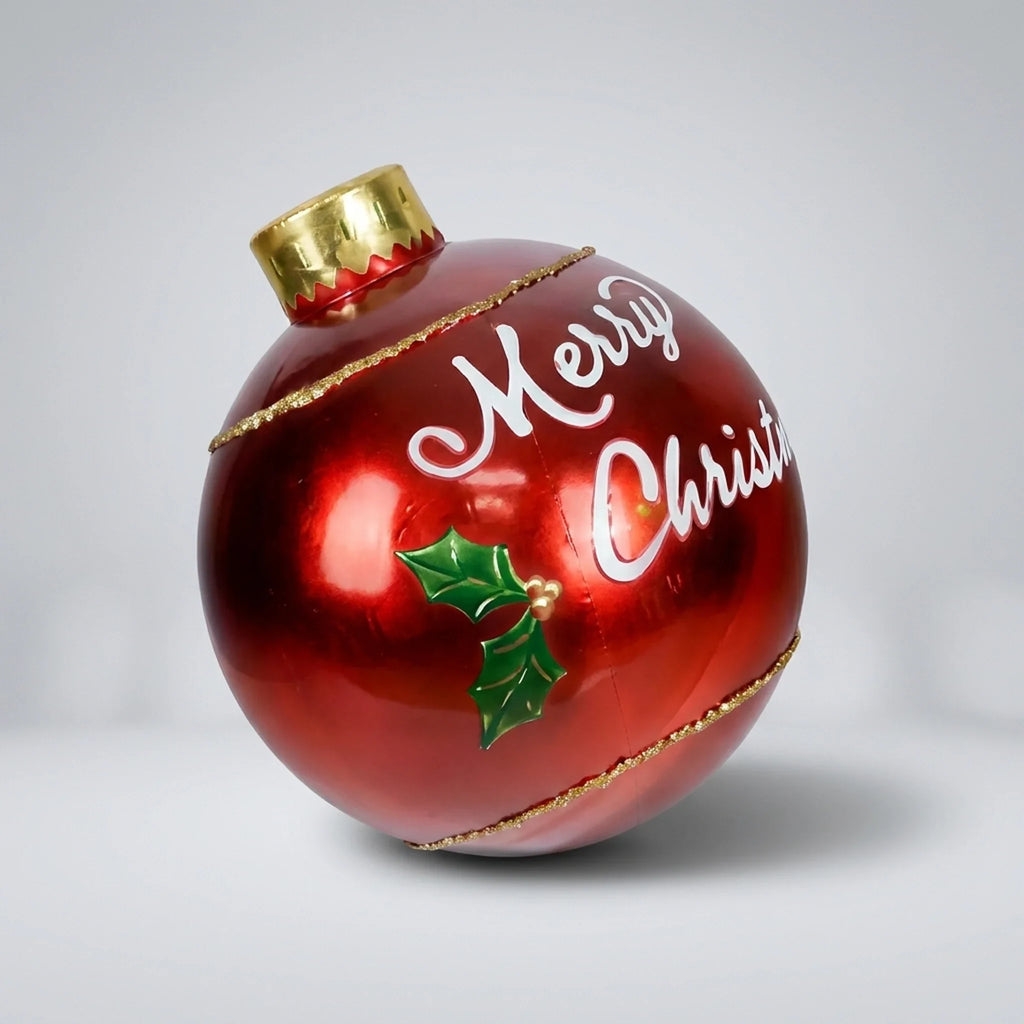 Giant Inflatable Ornament Ball with PVC Construction for Outdoor Holiday Decorations - Image 3