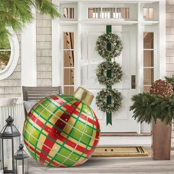 Giant Inflatable Ornament Ball with PVC Construction for Outdoor Holiday Decorations - Image 33