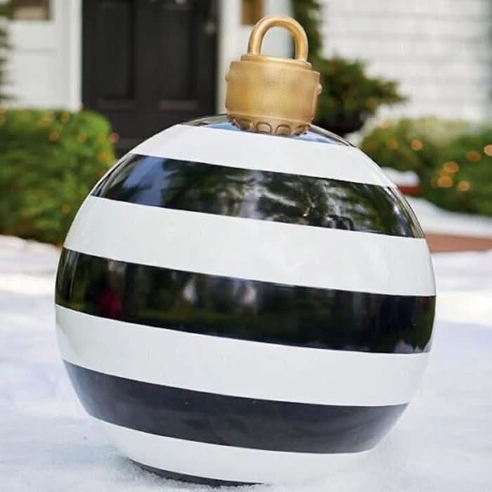 Giant Inflatable Ornament Ball with PVC Construction for Outdoor Holiday Decorations - Image 34