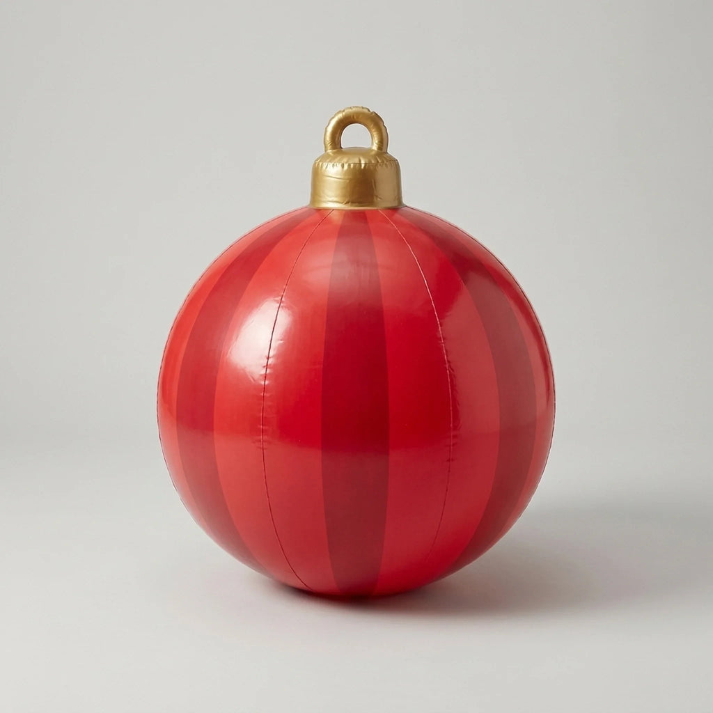Giant Inflatable Ornament Ball with PVC Construction for Outdoor Holiday Decorations - Image 4