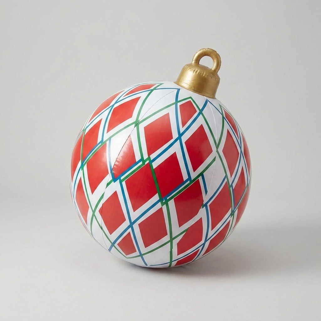 Giant Inflatable Ornament Ball with PVC Construction for Outdoor Holiday Decorations - Image 9