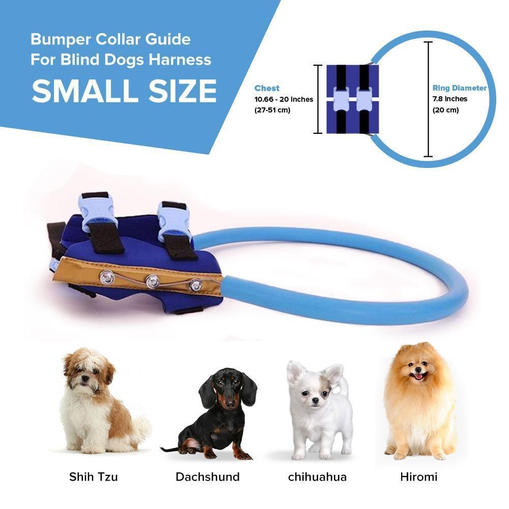 Halo Dog Collar with Protective Bumper Ring for Blind Mobility and Safety - Image 10