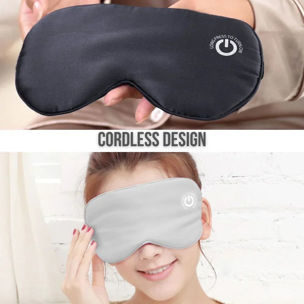 Heated Eye Mask for Sleep with Cordless Rechargeable Design and Silk Comfort - Image 5