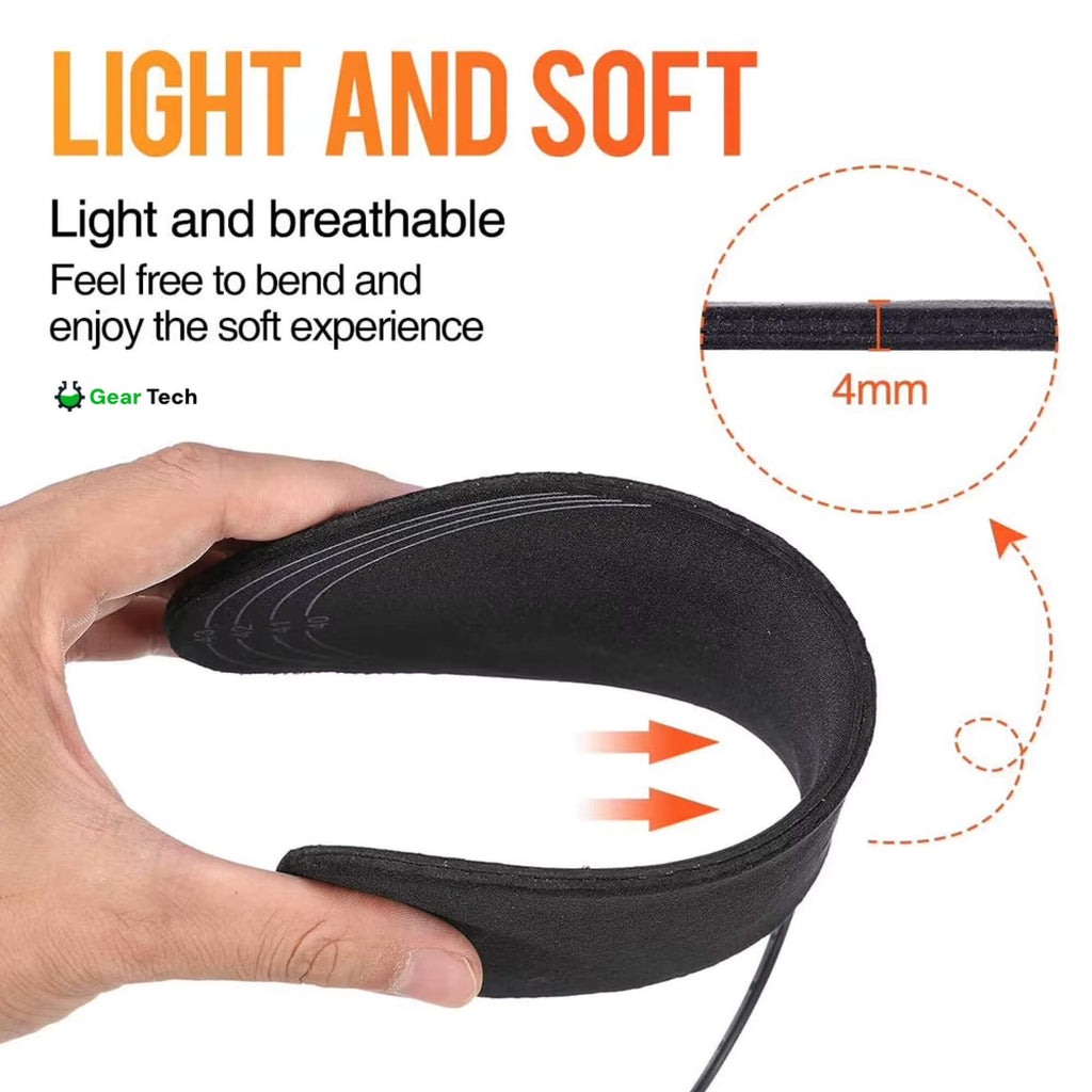 Heated Insoles with USB Charging Trim to Fit Shoe Inserts for Winter Warmth - Image 9