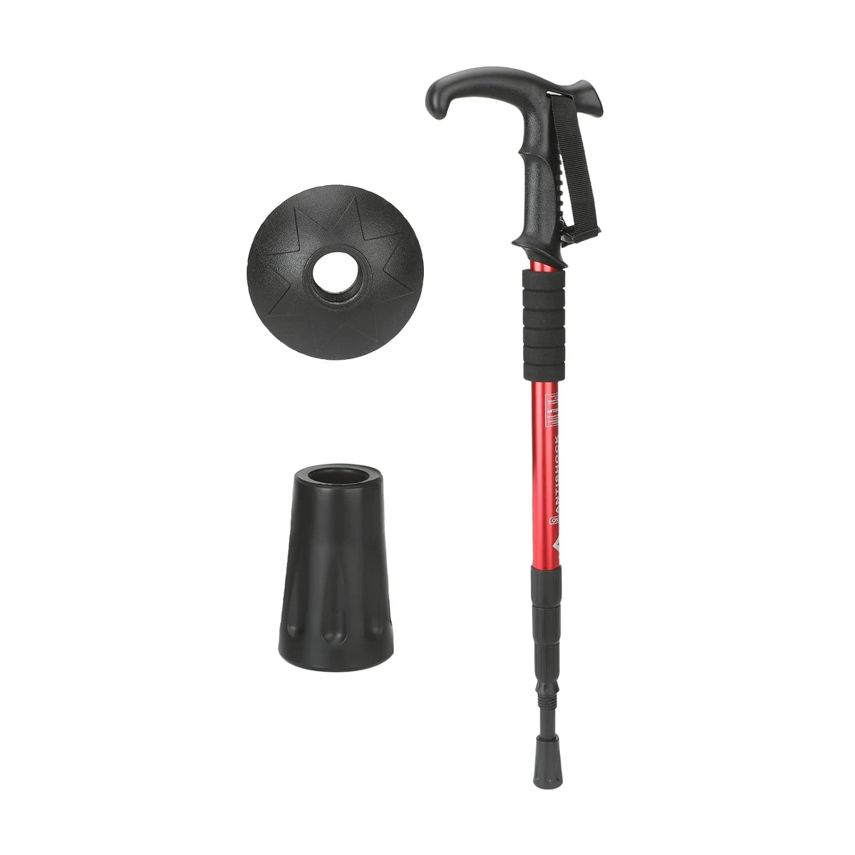 Hiking Trekking Pole Collapsible Telescopic with Adjustable Length and Ergonomic T-Handle - Image 7