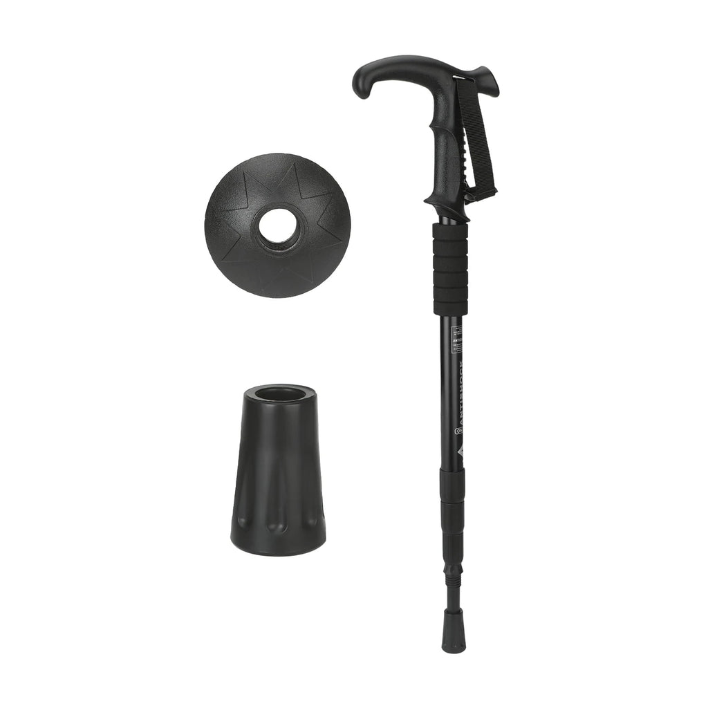 Hiking Trekking Pole Collapsible Telescopic with Adjustable Length and Ergonomic T-Handle - Image 9