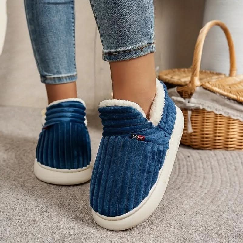 House Slipper Boots with Sherpa Fleece Lining and Rubber Sole - Image 6