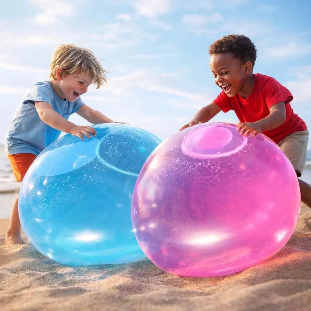 Human Bubble Balloon Ball Inflatable Toy with Self-Sealing Valve for Outdoor Play - Image 1