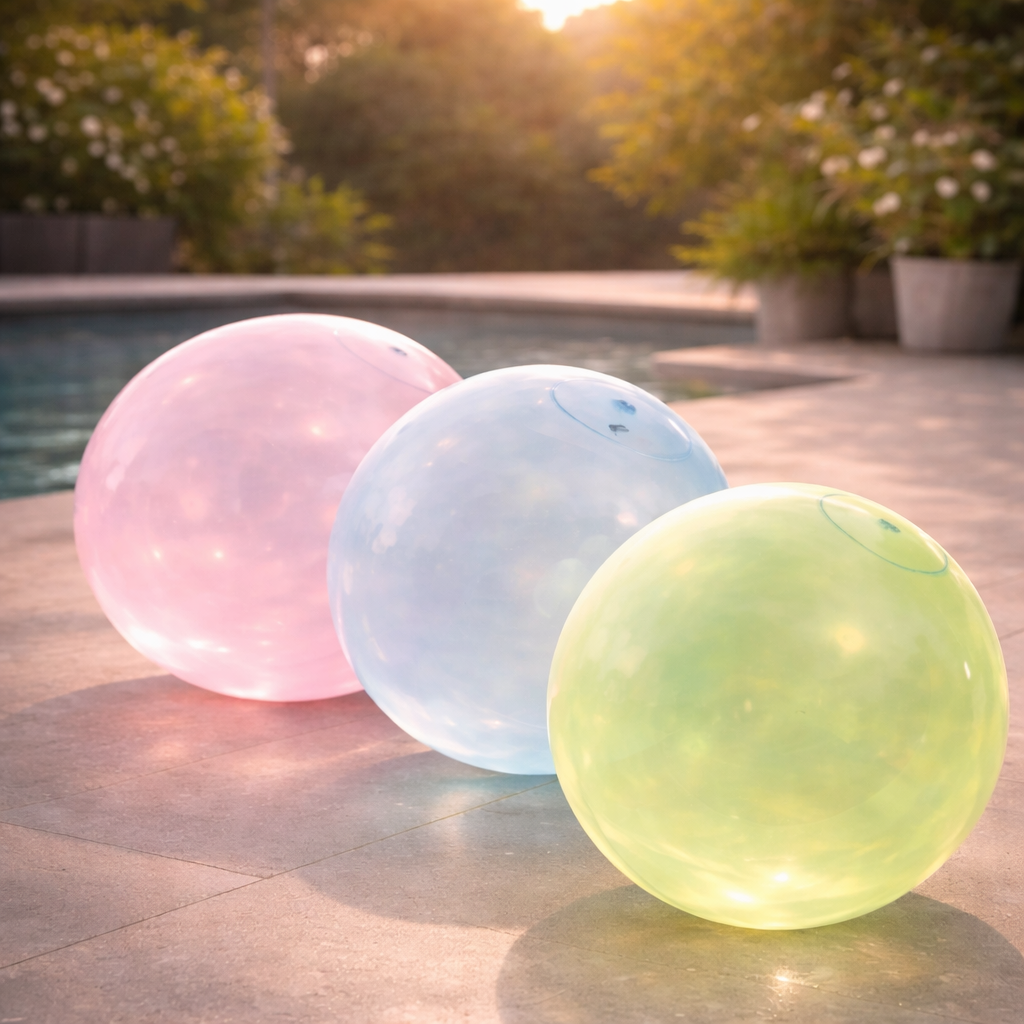 Human Bubble Balloon Ball Inflatable Toy with Self-Sealing Valve for Outdoor Play - Image 2