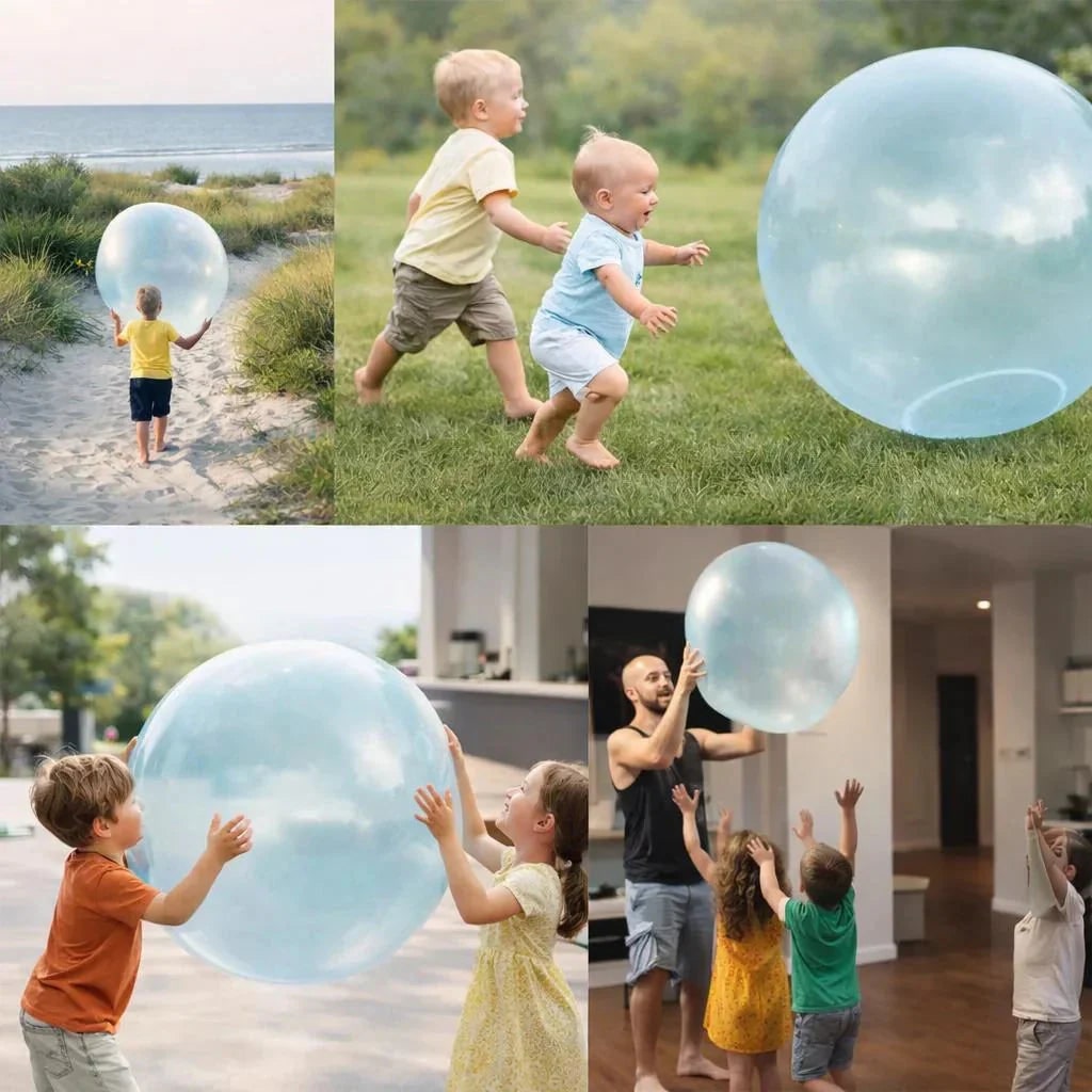 Human Bubble Balloon Ball Inflatable Toy with Self-Sealing Valve for Outdoor Play - Image 4